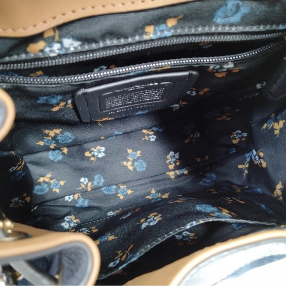 Coach Authentic Denim and Leather Mini Billie Backpack - Picture 7 of 10